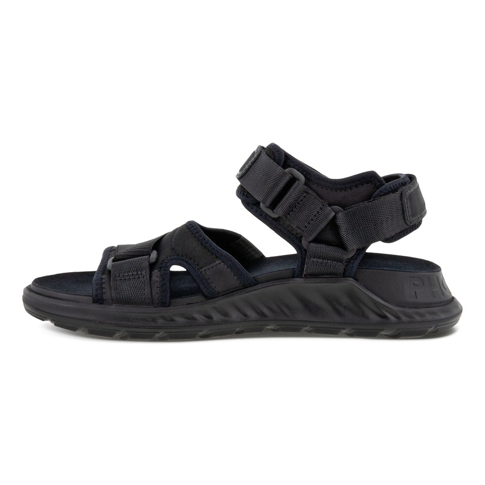 ECCO Mens Sandals Black - Exowrap 3S Velcro - FUP-703418